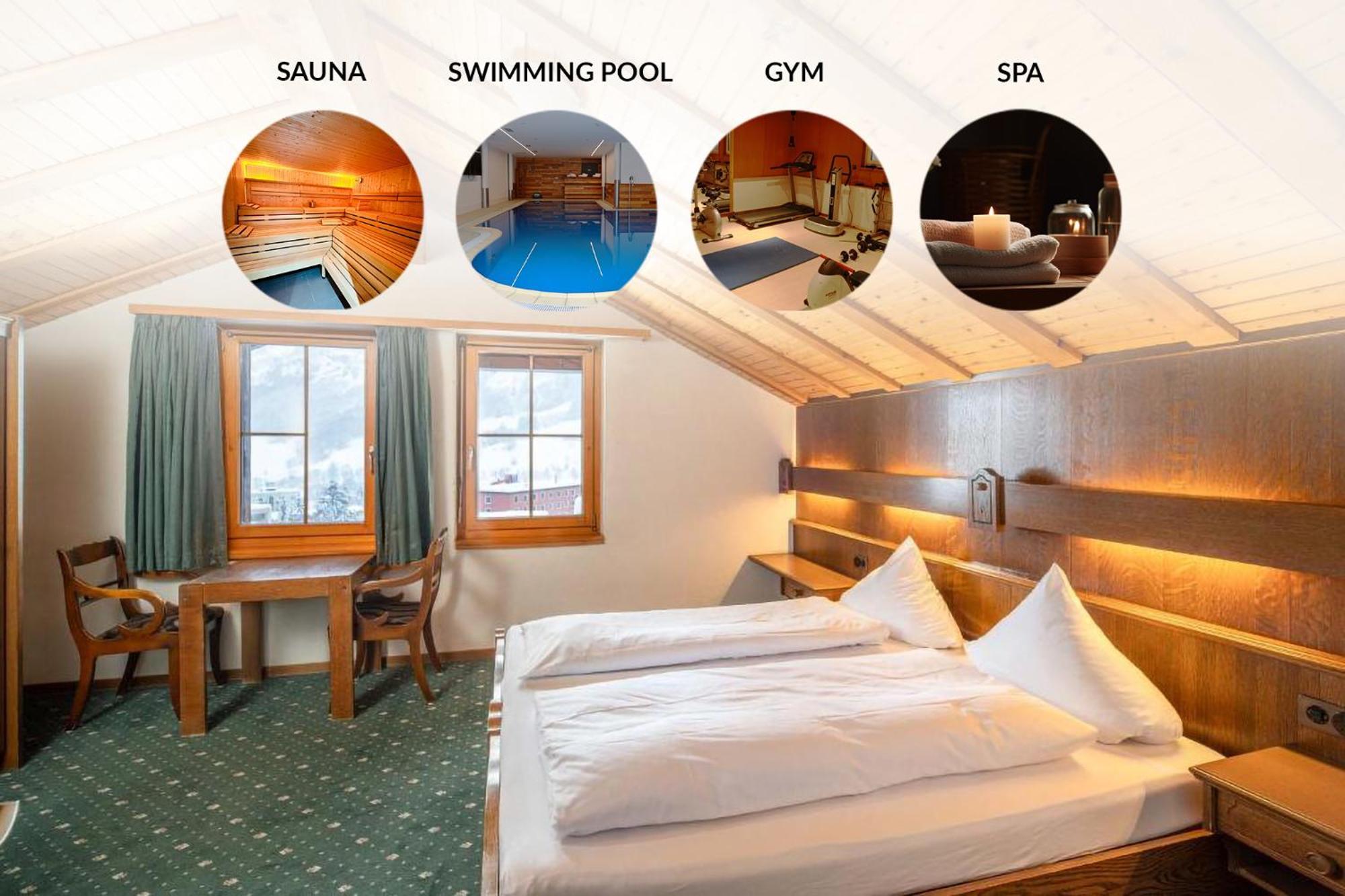 Grichting Hotel & Serviced Apartments Leukerbad Exteriör bild